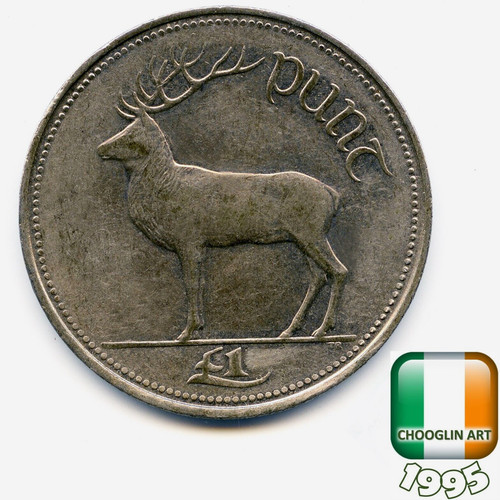 Irish 1995 punt 1 - irish, £1