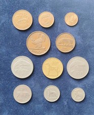 Job Lot Of x11 Old Irish Coins