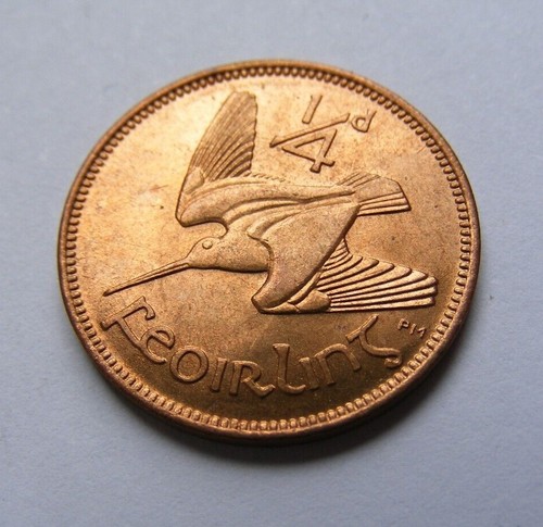 1953 irish farthing coin old - irish,