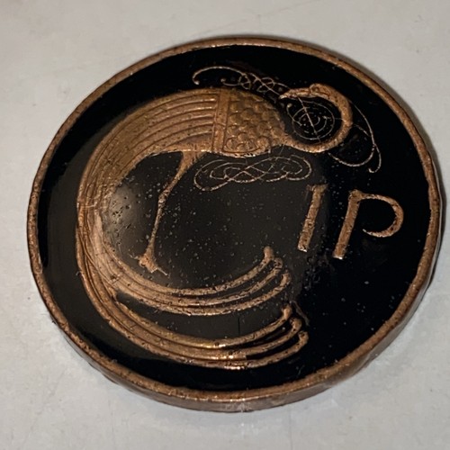 Old irish coin - irish, hand