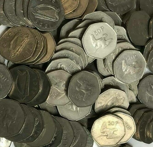 Bulk irish coins decimal - irish,