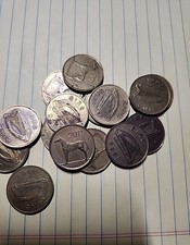 Lot of 100x Old Irish coin 20p