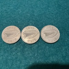 Old Irish 10 Pence Pieces