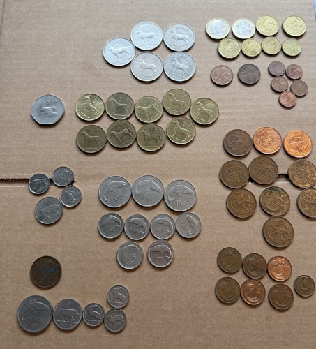 Old irish coins 50p - irish,