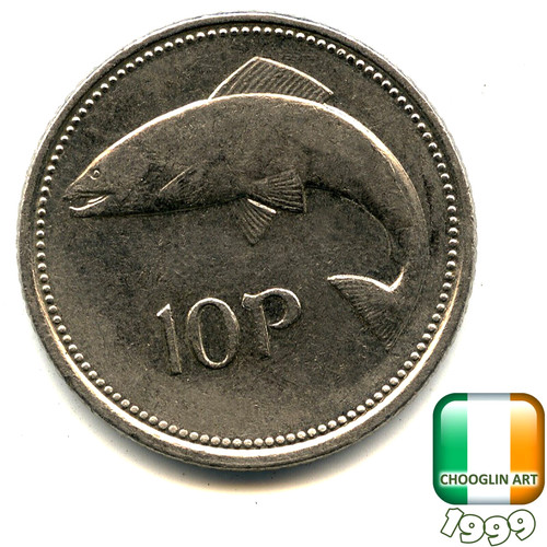 Irish 1999 ten - irish, pence