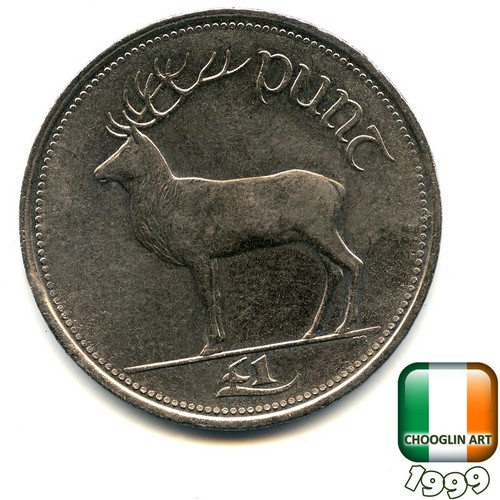 Irish 1999 punt - 1999, coin