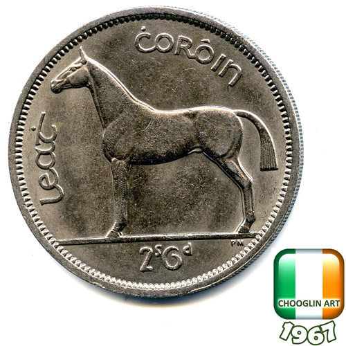 Irish 1967 half crown - 1967,