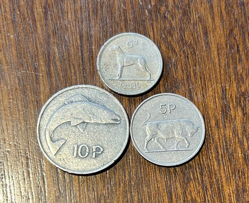 Bundle irish coins 1960 s - bundle, of