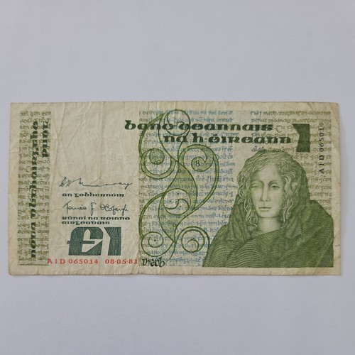 1981 irish one - one, pound