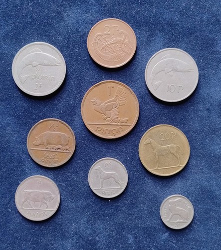 Job lot old irish coins - job,