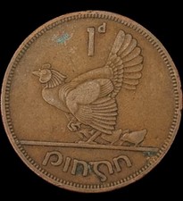 1942 Ireland Old Irish Penny
