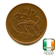 An IRISH 1995 TWO PENCE 2p